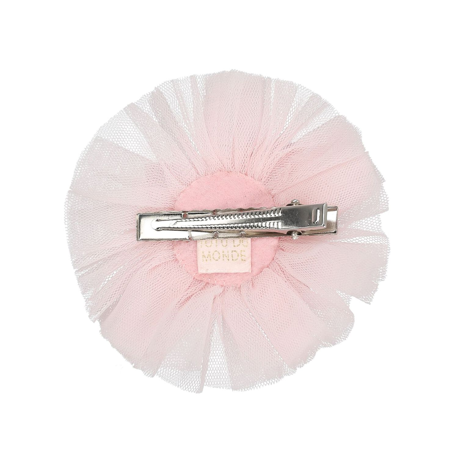 Girls Pink Sequin Flower Hairclip, 1, hi-res