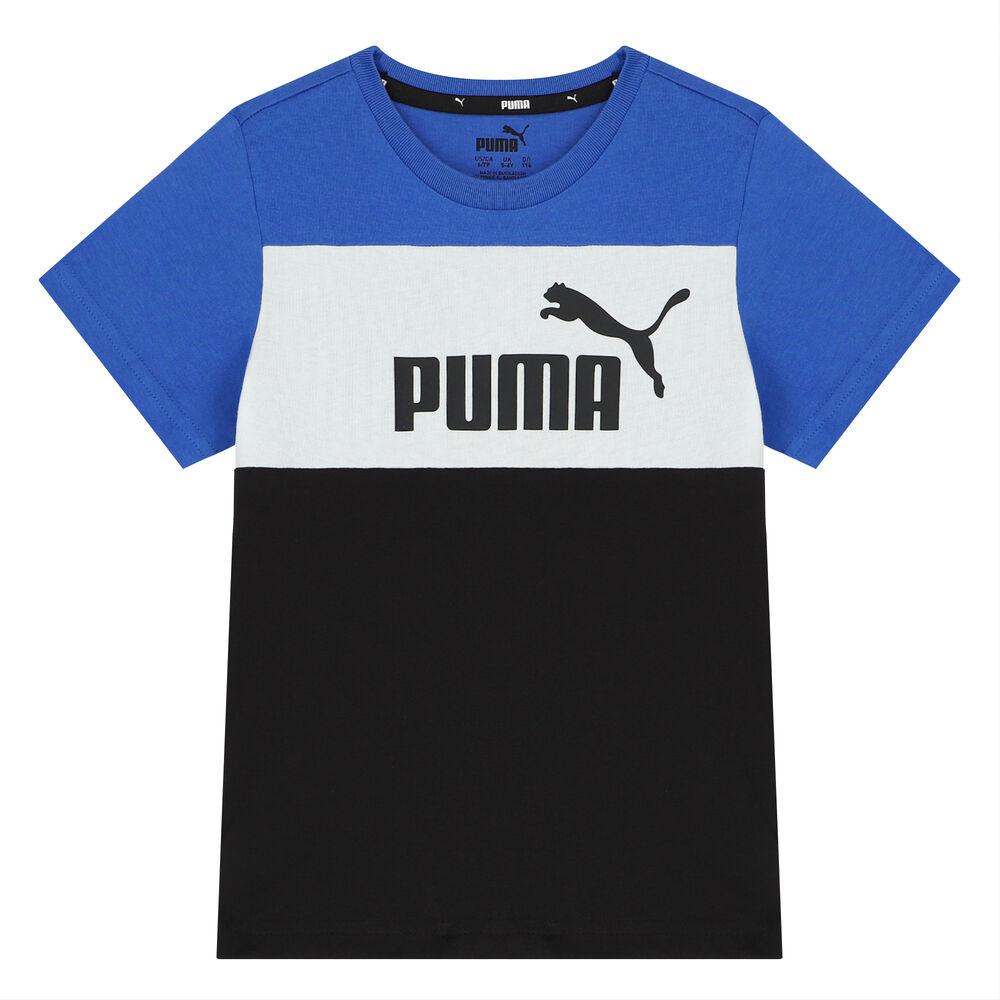 Theseus Tanzania Ja Puma Boys Blue, White & Black Logo T-Shirt | Junior Couture USA