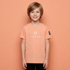 Younger Boys Orange Logo T-Shirt, 3, hi-res