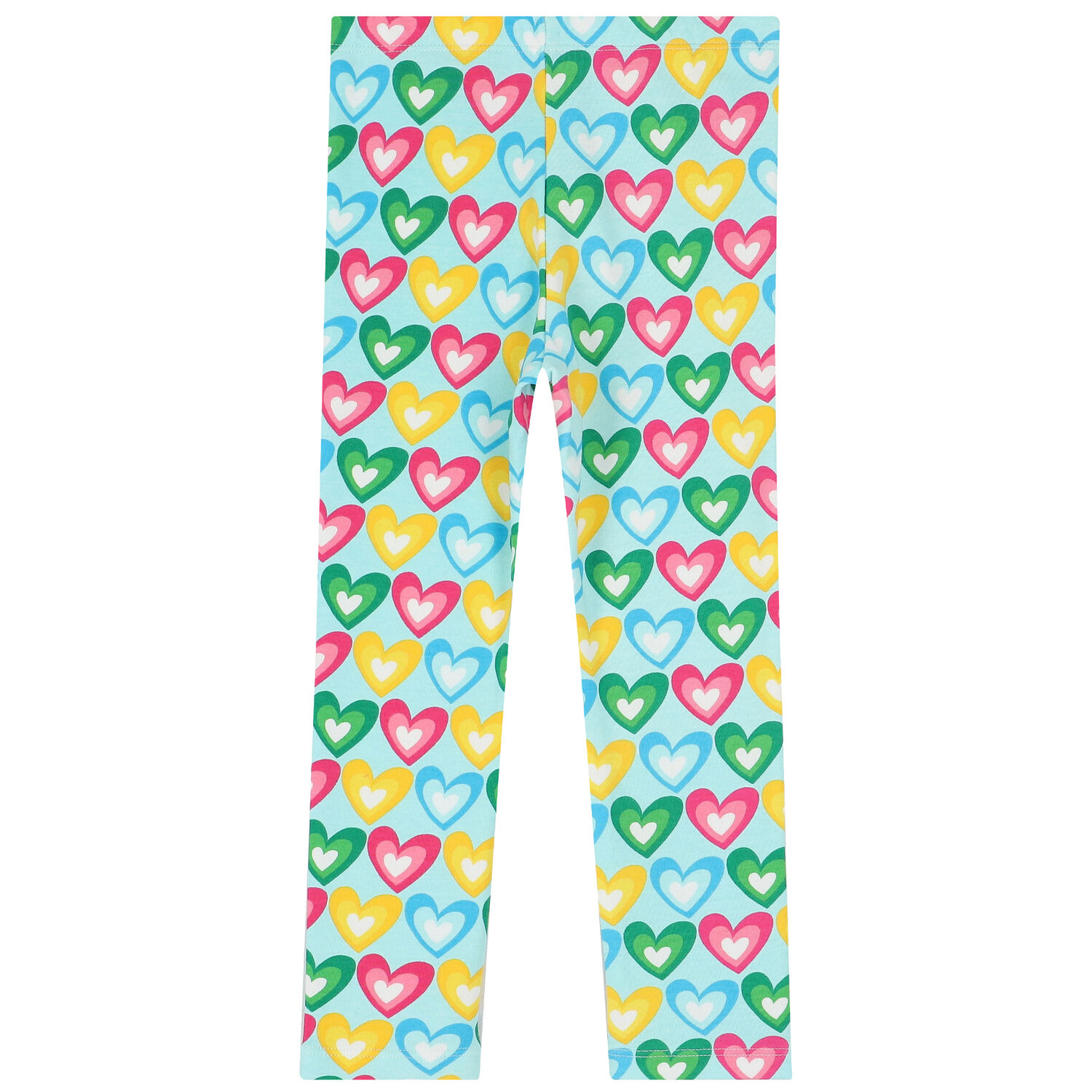 Girls Pink & Blue Heart Leggings Set, 1, hi-res image number null