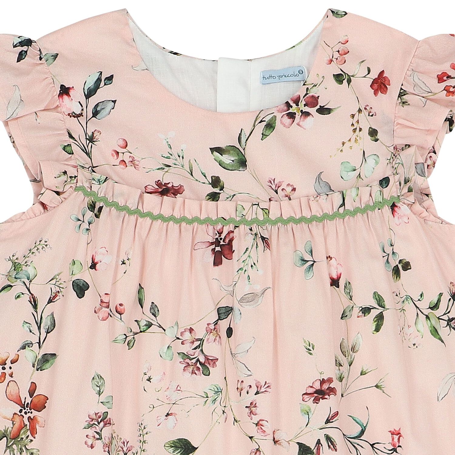 Girls Pink Floral Dress, 1, hi-res image number null