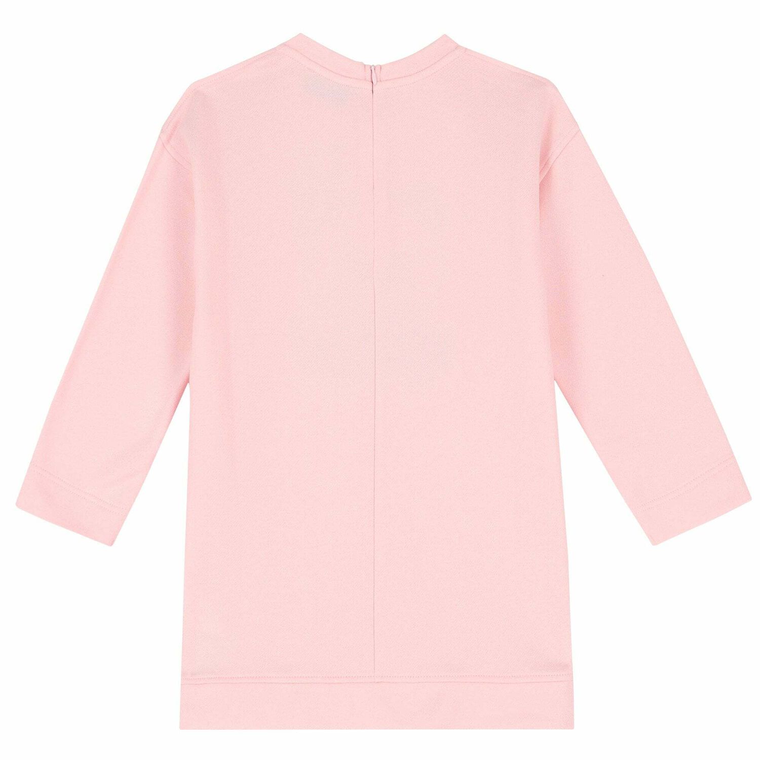 Girls Black Glitter Logo Dress, 3, hi-res