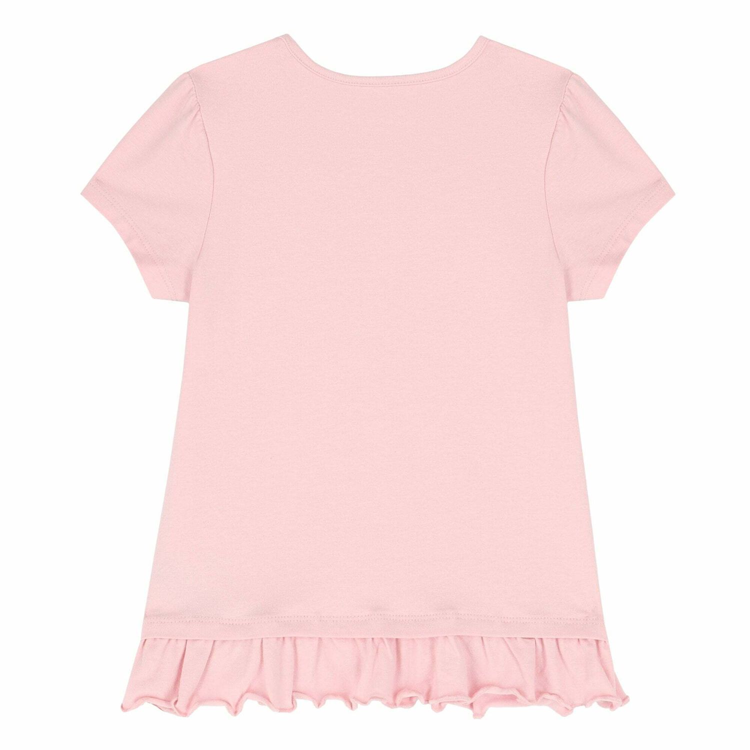 Girls Pink Floral Top, 1, hi-res