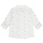 Baby Boys Beige & White Shorts Set, 1, hi-res