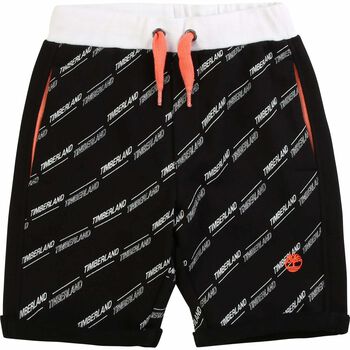 Boys Black Logo Shorts