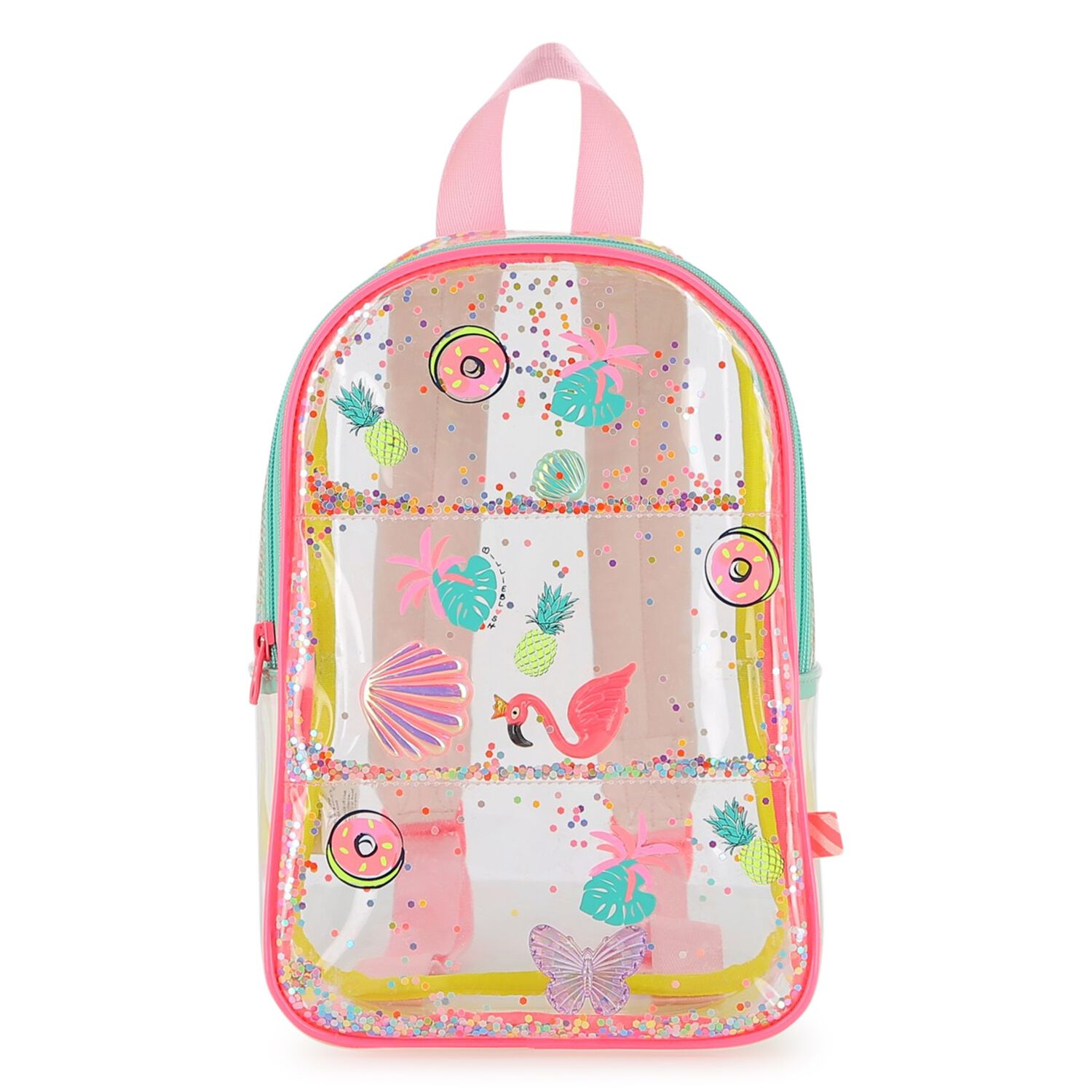 Girls Transparent Backpack, 1, hi-res