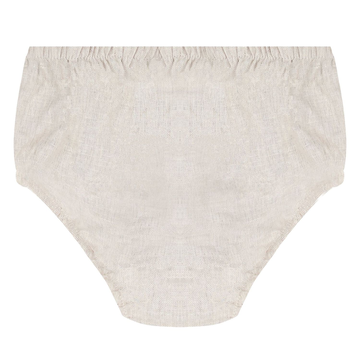 طقم فستان بنات باللون البيج والعاجي, 1, hi-res