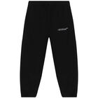 Black Logo Joggers, 1, hi-res
