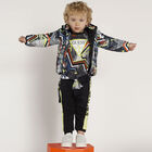 تيشيرت أولاد بالشعار متعدد الألوان, 1, hi-res