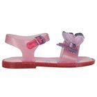 Younger Girls Pink Butterfly Sandals, 2, hi-res