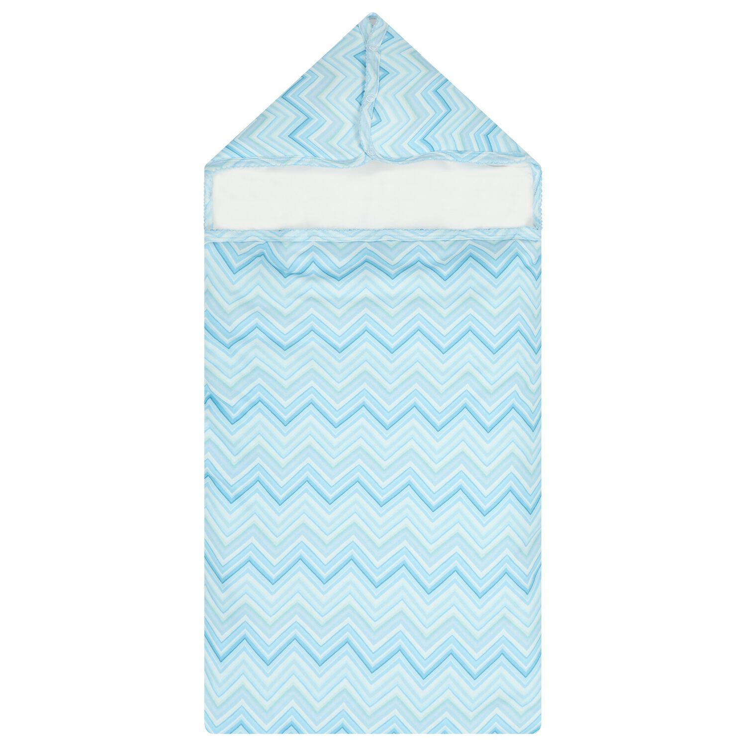Baby Boys Blue Zig Zag Baby Nest, 7, hi-res