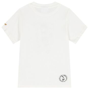 Boys Ivory Harry Potter Logo T-Shirt