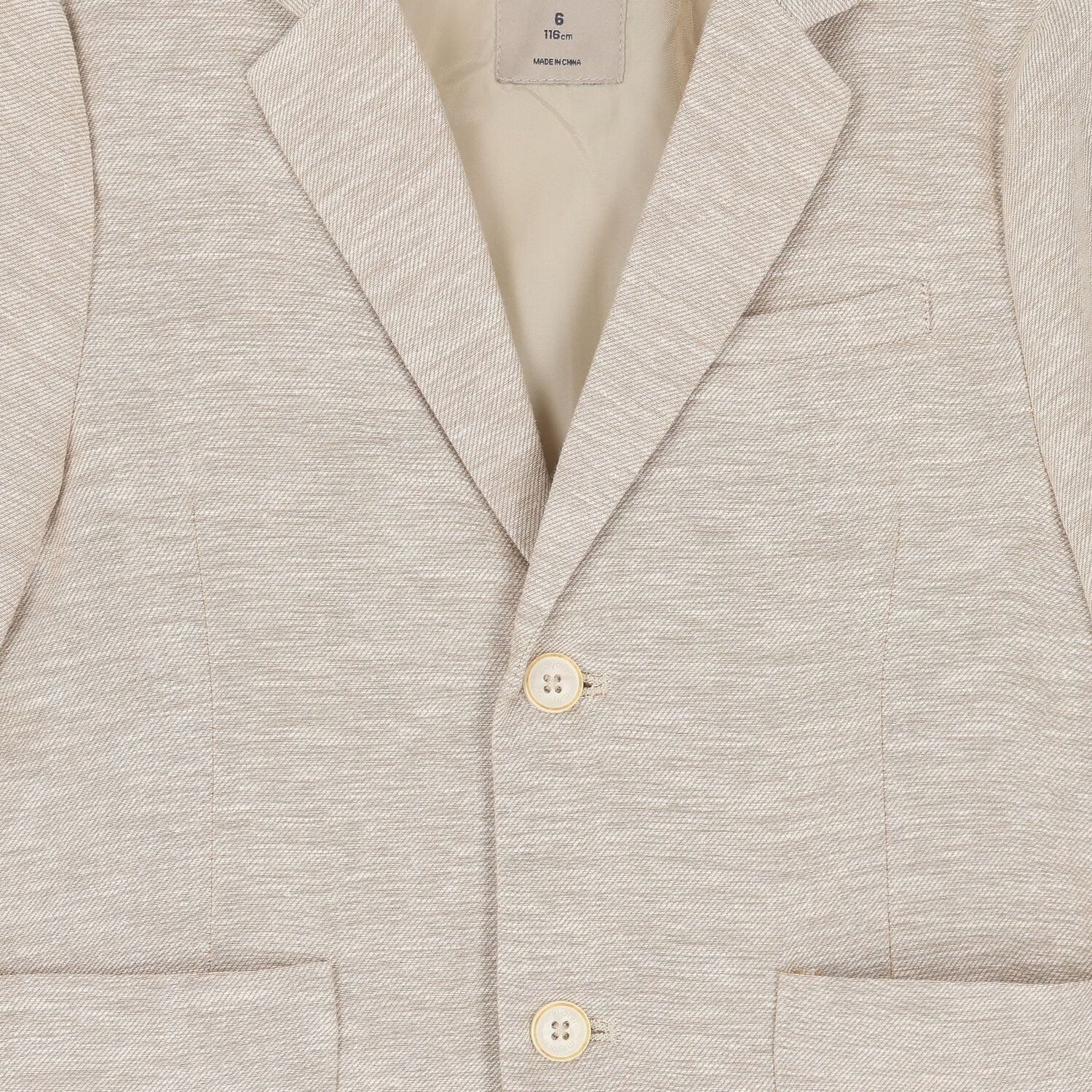 Boys Beige Blazer, 1, hi-res image number null
