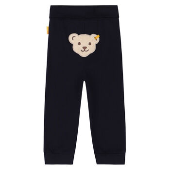 Baby Boys Navy Teddy Joggers