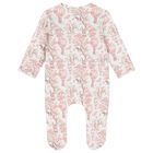 Baby Girls White & Pink Africa Babygrow Gift Set  , 2, hi-res