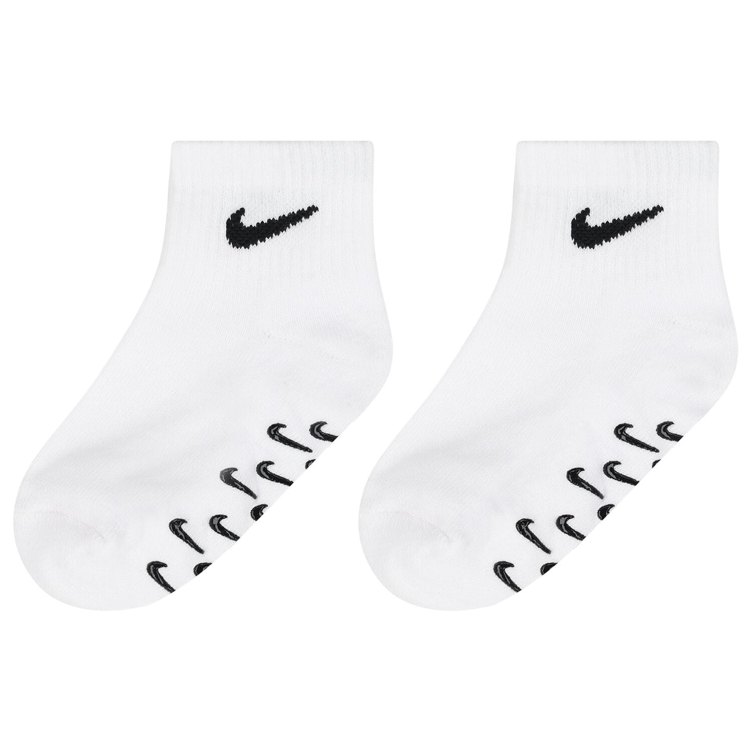 White & Black Logo Socks ( 3-Pack ), 1, hi-res