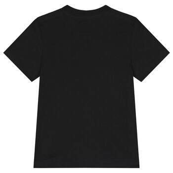 Boys Black Logo T-Shirt