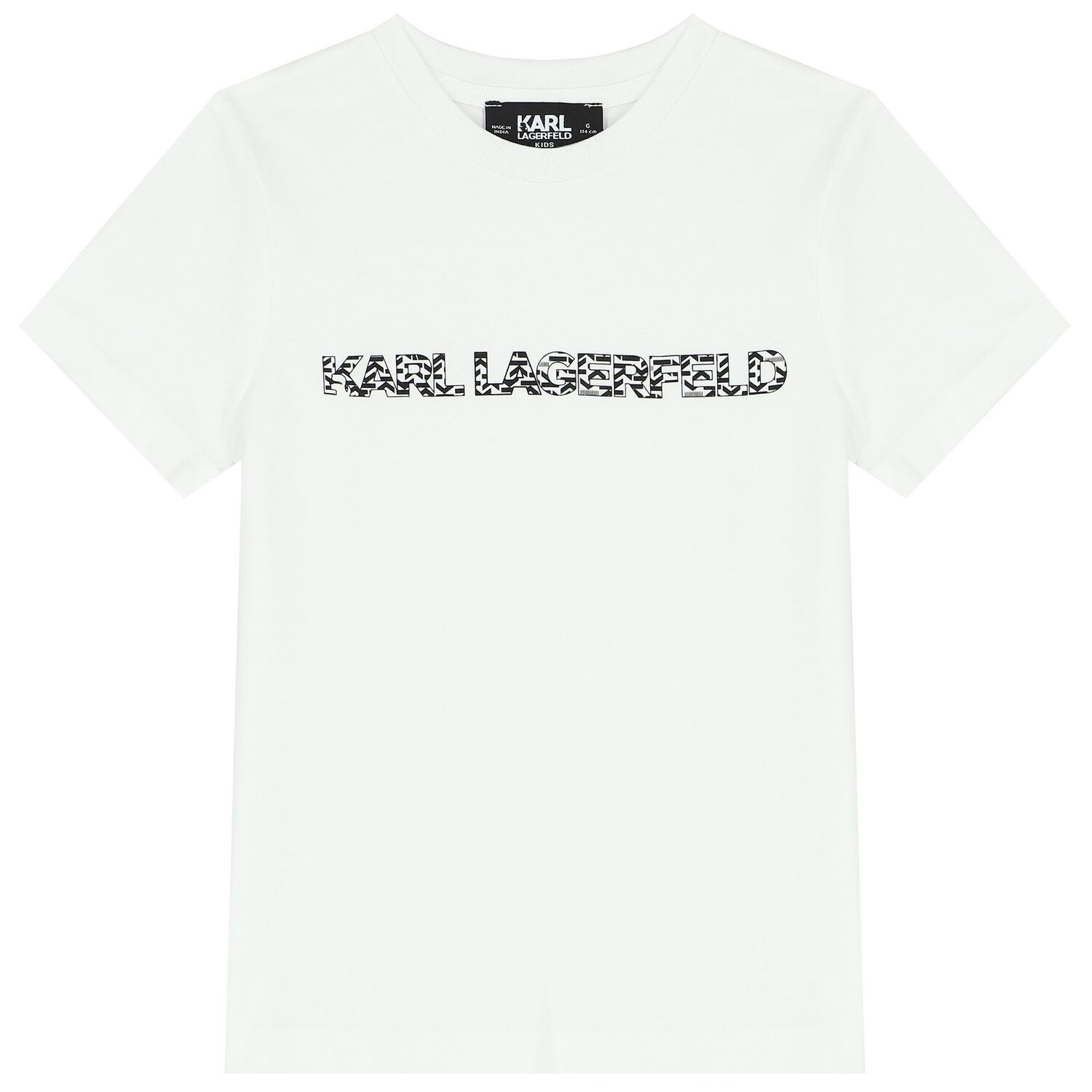 Boys White Logo T-Shirt, 2, hi-res