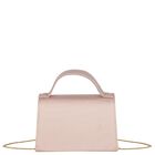 Girls Pink Satin Handbag, 1, hi-res