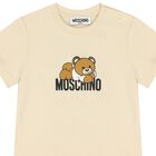 Beige Teddy Bear Logo T-Shirt, 2, hi-res
