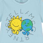 Younger Boys Blue Sun & Earth T-Shirt, 1, hi-res