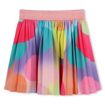 Girls Multi-Coloured Polka Dots Skirt