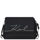 Black Logo Baby Changing Bag ( 37cm ), 1, hi-res