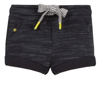 Younger Girls Black Jersey Shorts