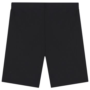 Black Logo Softskin Cycling Shorts
