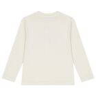 Boys Ivory Long Sleeve Top, 1, hi-res