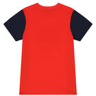 Boys White & Red Logo T-Shirt, 1, hi-res