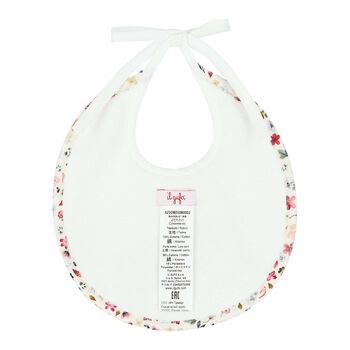 White Animals Bib