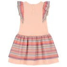 فستان بنات بطبعة الزهور باللون الوردي, 1, hi-res