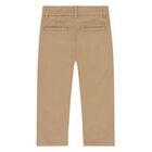 Younger Boys Beige Trousers, 1, hi-res