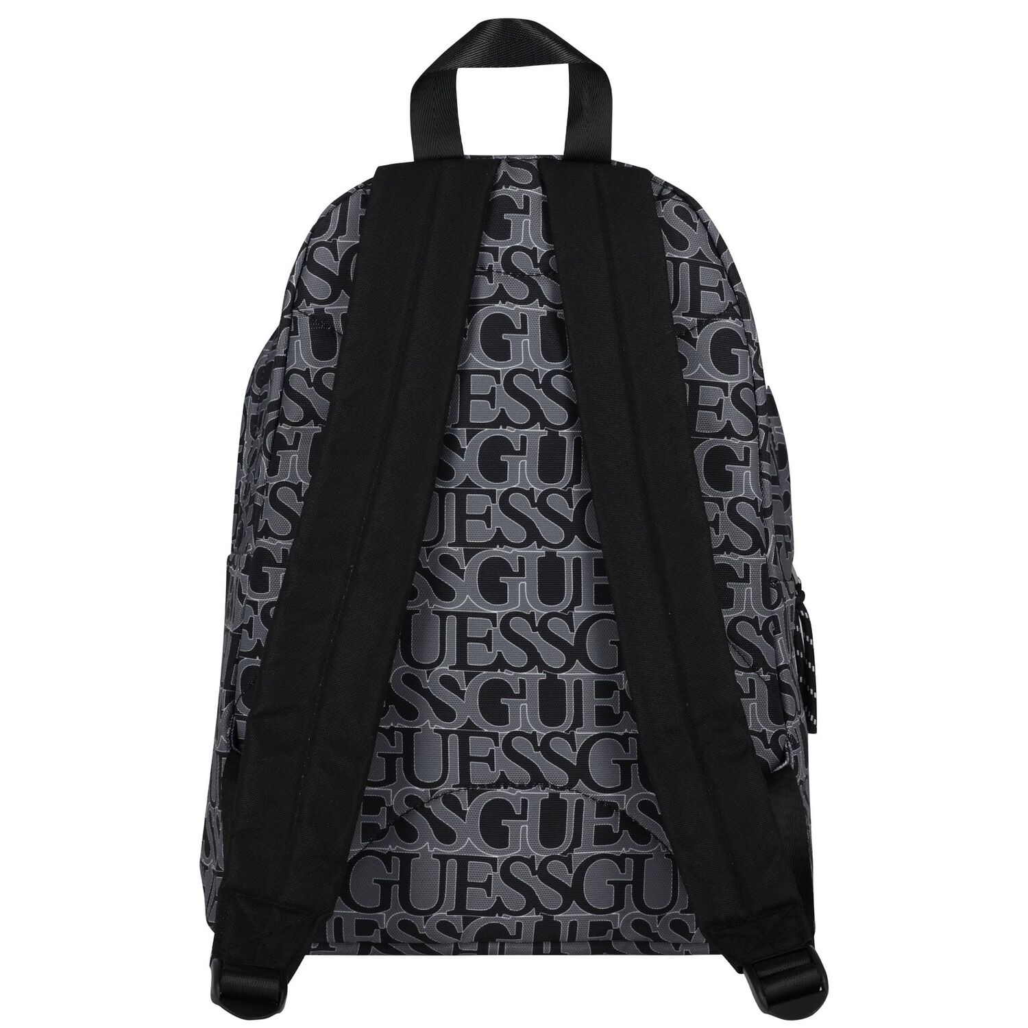 Boys Black & Grey Logo Backpack, 2, hi-res