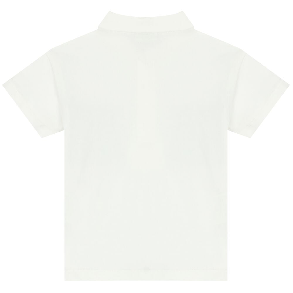 Fendi Kids Boys Polo In Beige