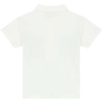 Baby Boys Ivory Logo Polo Shirt