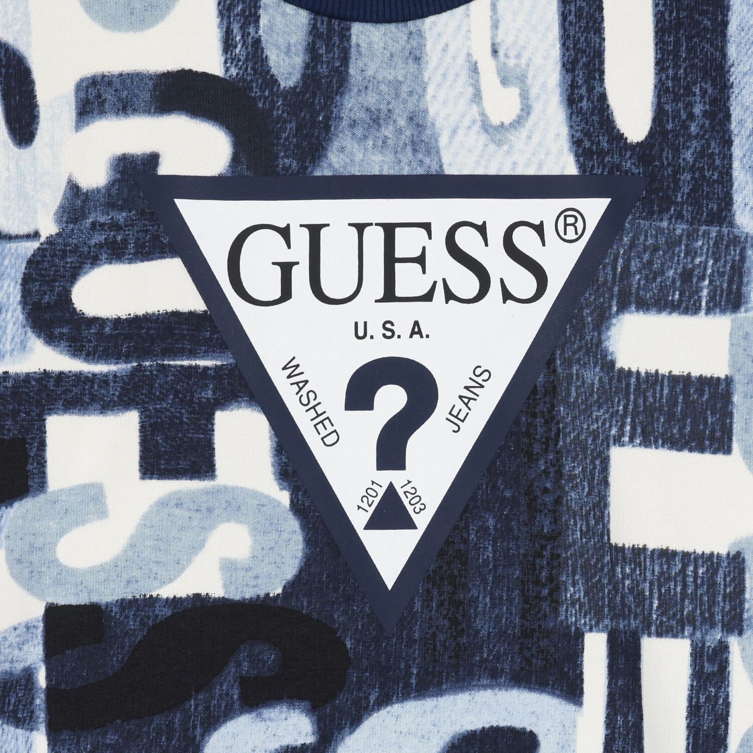 Boys Blue Logo Sweatshirt, 2, hi-res