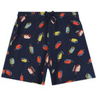 Boys White & Navy Popsicle Pyjamas, 1, hi-res