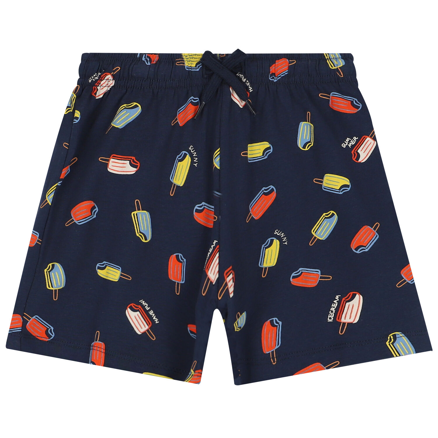 Boys White & Navy Popsicle Pyjamas, 1, hi-res image number null