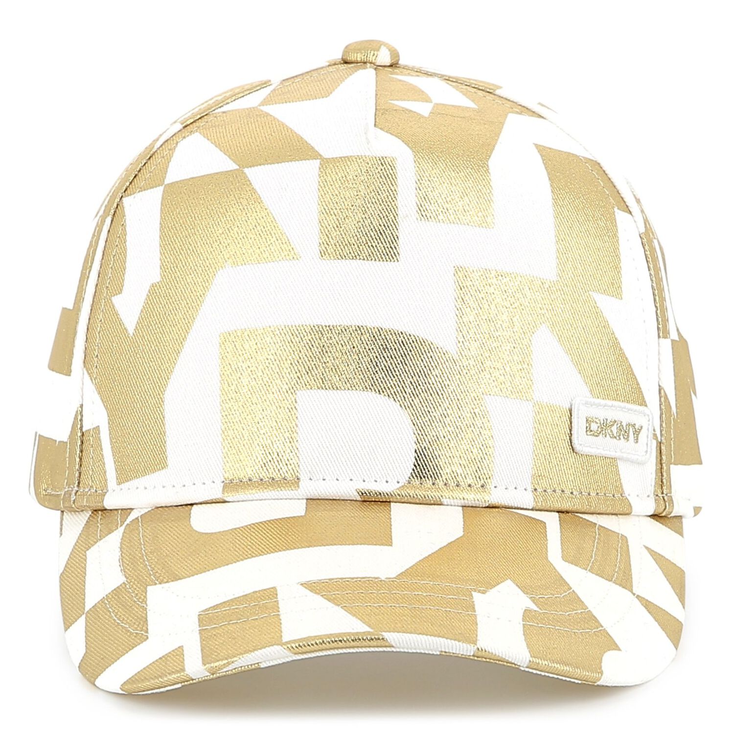 Girls White & Gold Cap, 1, hi-res image number null