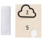 White & Beige Baby Muslin Swaddles ( 2-Pack ) , 1, hi-res