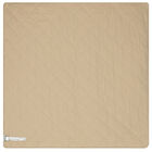 بطانية بالشعار باللون الأبيض والبيج, 1, hi-res