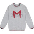 Boys Grey Logo Tracksuit, 1, hi-res