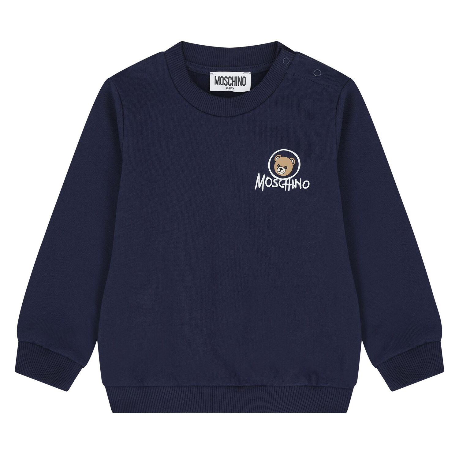 Younger Blue Teddy Bear Logo Tracksuit, 1, hi-res