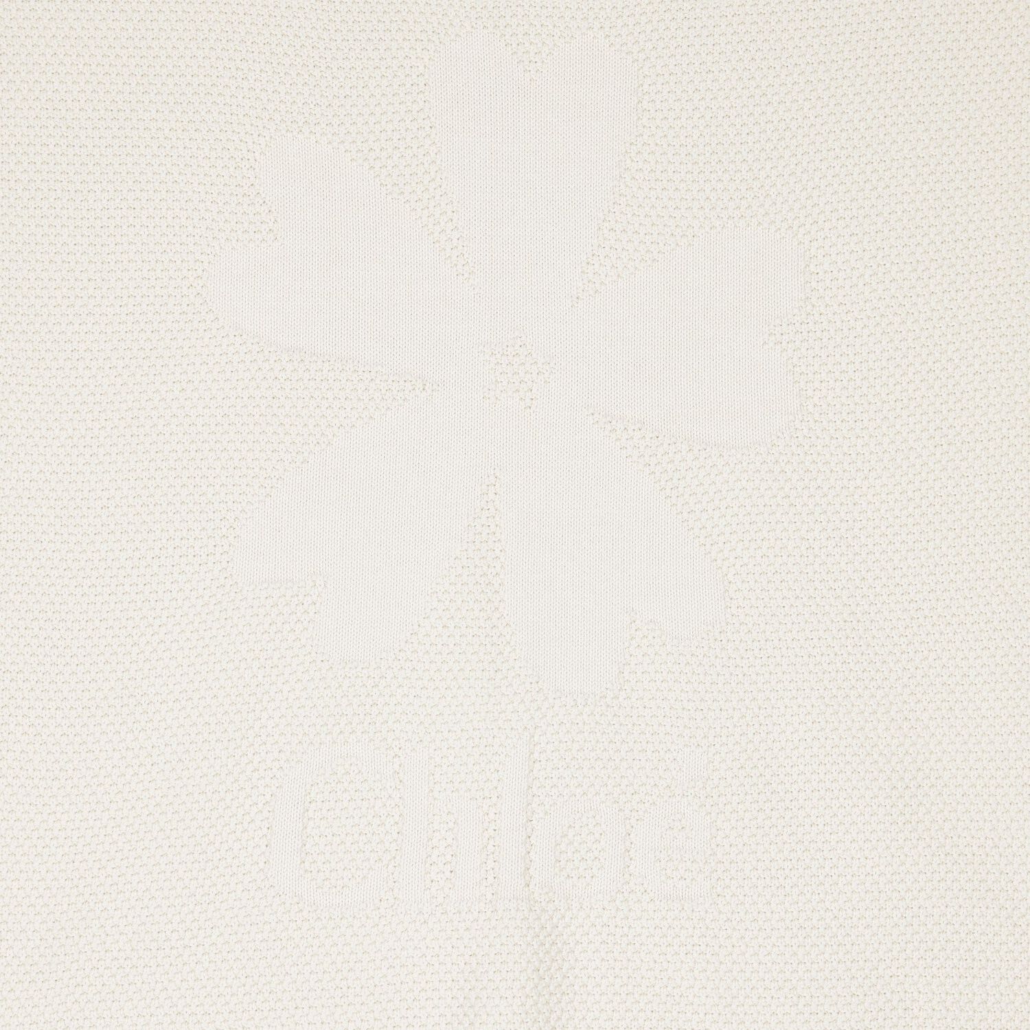 Baby Girls Ivory Logo Blanket, 1, hi-res