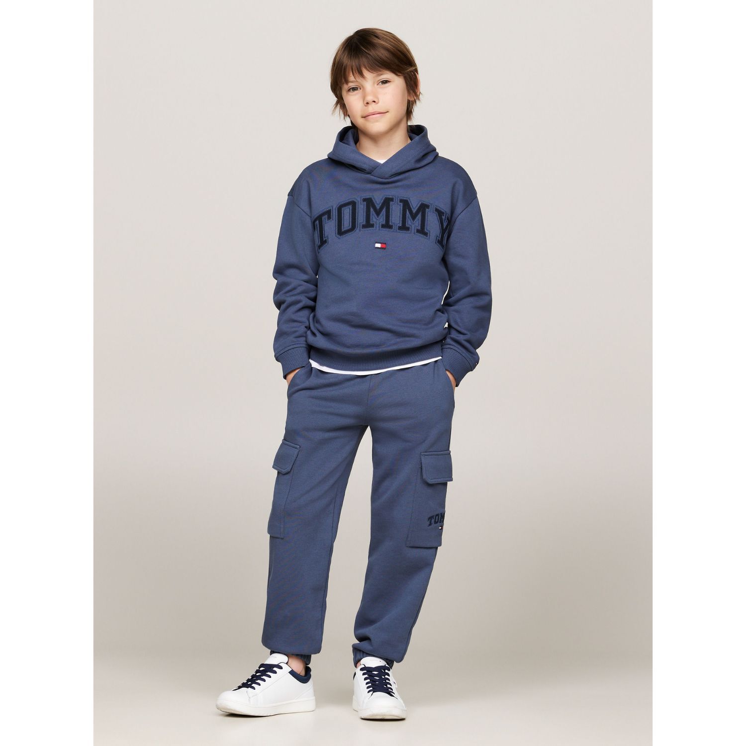 Boys Blue Logo Joggers, 1, hi-res image number null