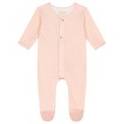 Baby Girls Pink Logo Babygrow Gift Set, 2, hi-res