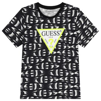 Boys Black Logo T-Shirt