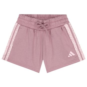Girls Pink Logo Shorts